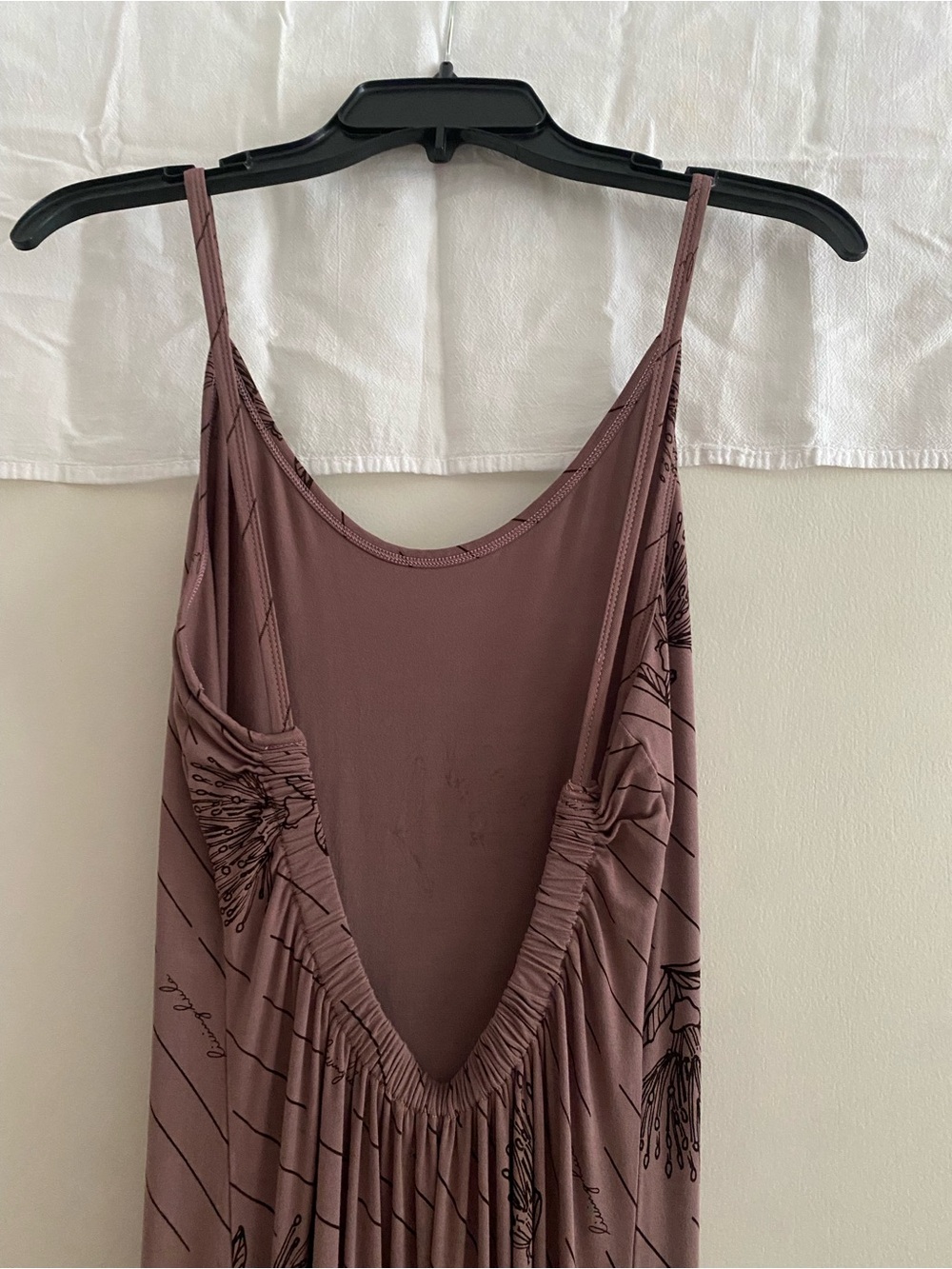 Living Hula maxi dress - Mauve Brown - Picture 3 of 9